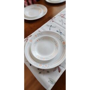 Corelle by Corning Dinnerware Plates Floral 'Apricot Grove' 16pc Set